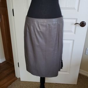 Worth NY Leather Skirt